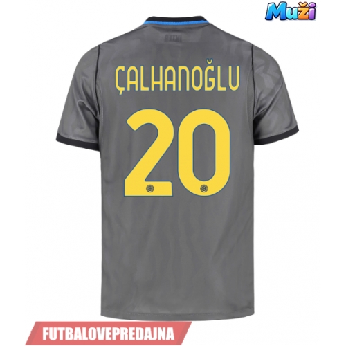 Lacne Muži Futbalové dres Inter Milan Hakan Calhanoglu #20 2026-27 Krátky Rukáv - Tretina